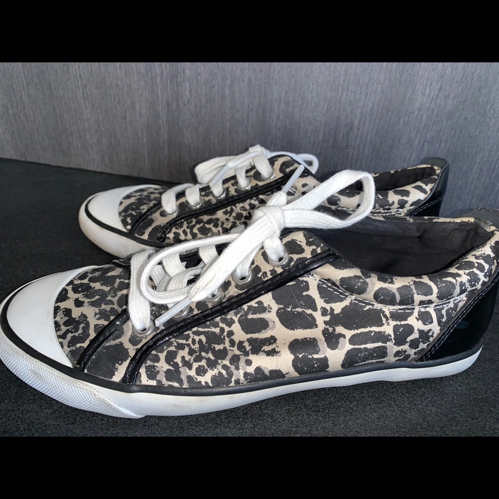 Coach Monochrome Patterned Women's Sneakers
